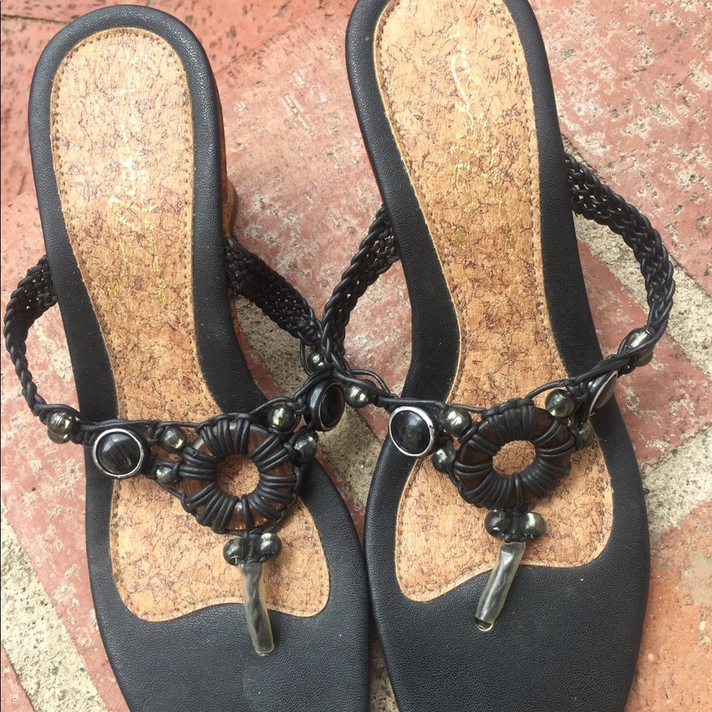 Black sandals